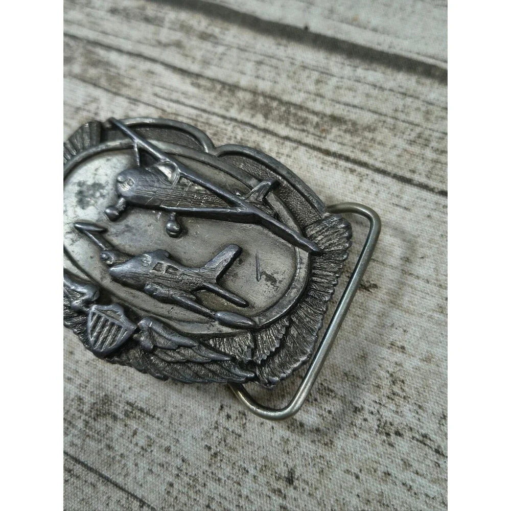 Siskiyou Buckle Co Vintage 80s Aircraft Buckle